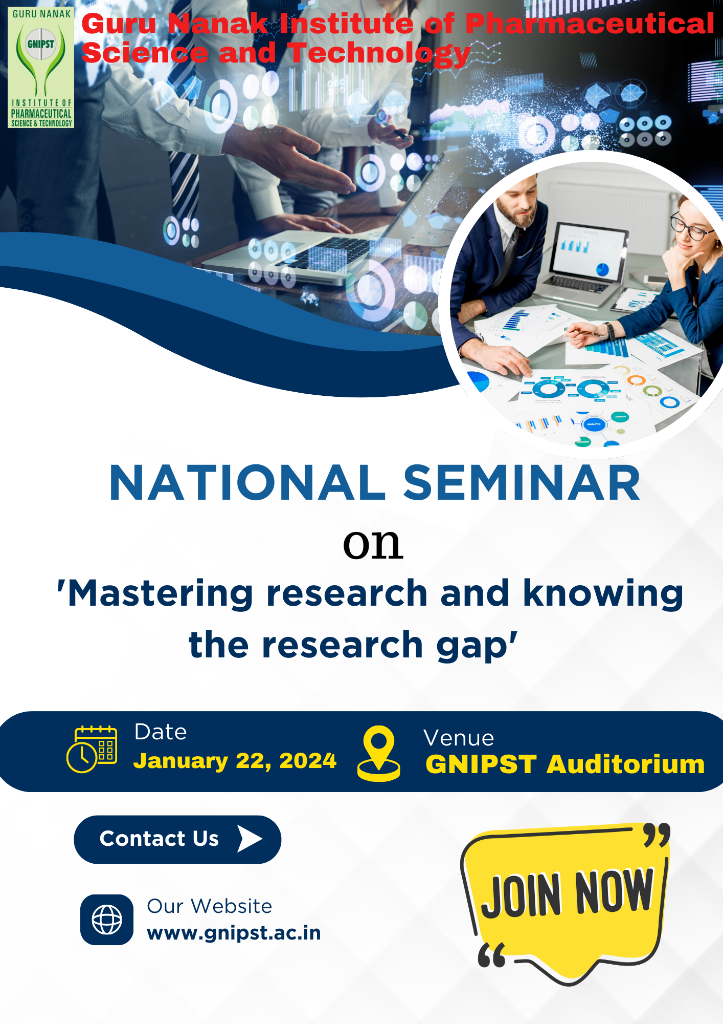 National seminar on 'Mastering research and knowing the research gap'